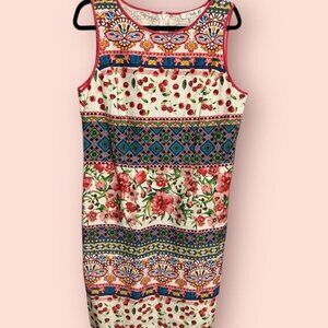 Mixed Prints Summer Dress